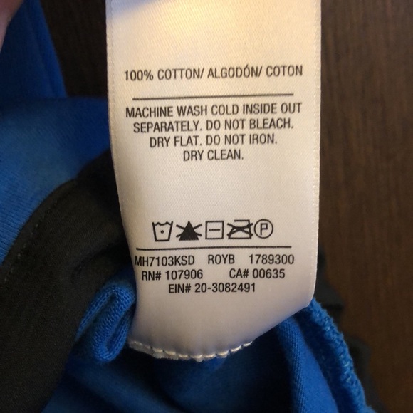 Blue Men's Shirt HUDSON - Picture 5 of 7